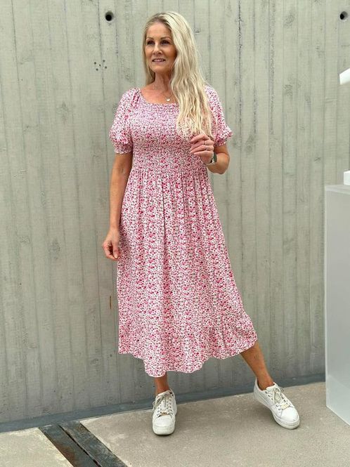 Hovedbilde SOFIE DRESS PINK FLOWER